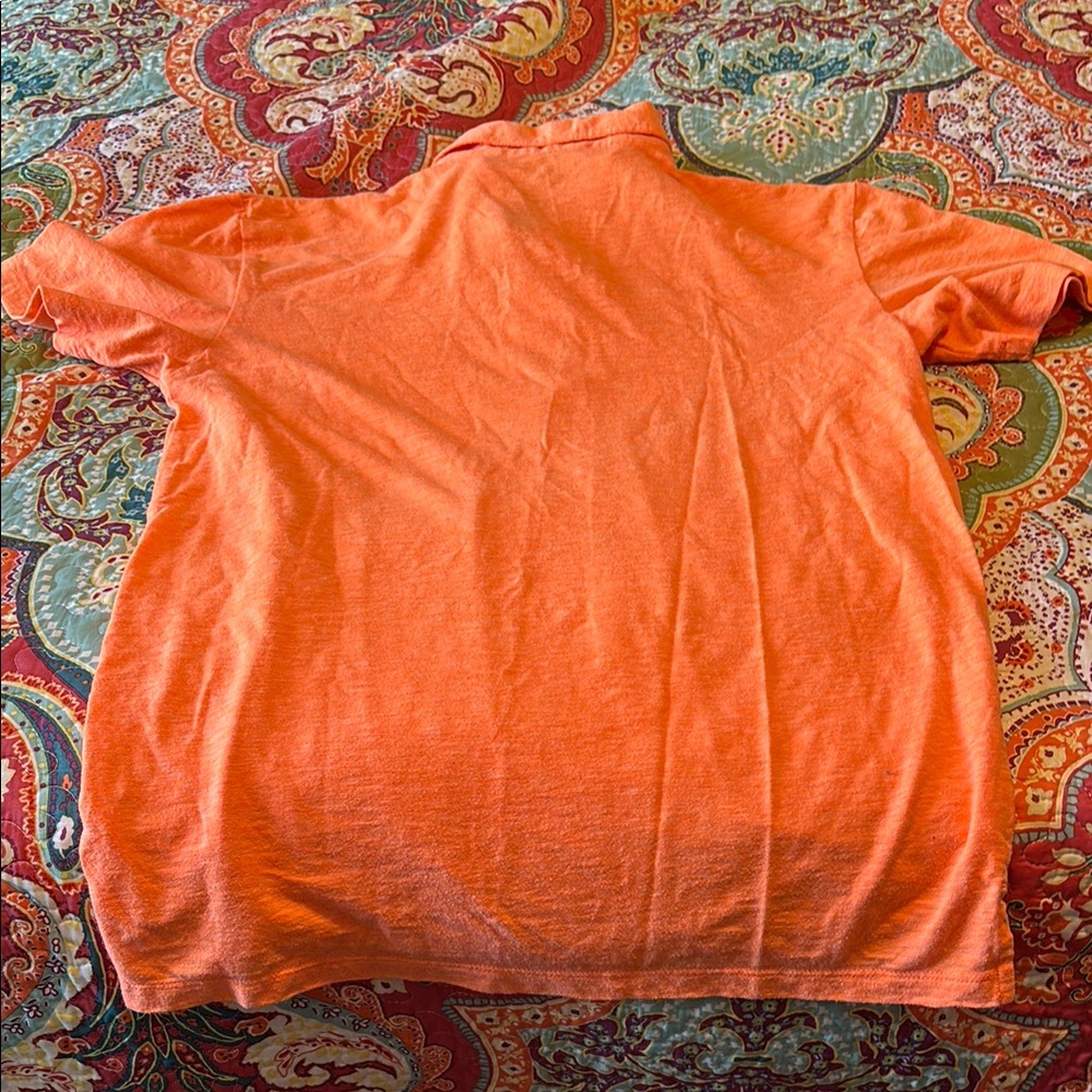 Vibrant Orange Polo Shirt - Picture 3 of 3